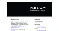Desktop Screenshot of gnome.livecd.pld-linux.org