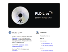 Tablet Screenshot of gnome.livecd.pld-linux.org