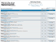 Tablet Screenshot of forum.pld-linux.org